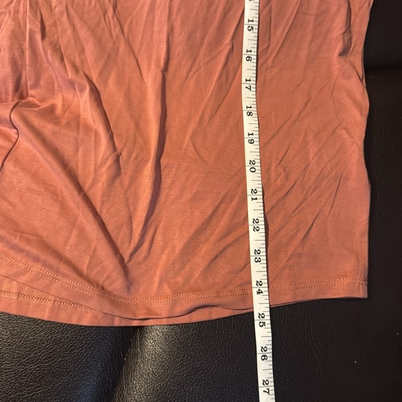 32 Degrees Cool Women's Soft Luxe Short Sleeve V-Neck Top | Red/Pink| XXL - Picture 12 of 15